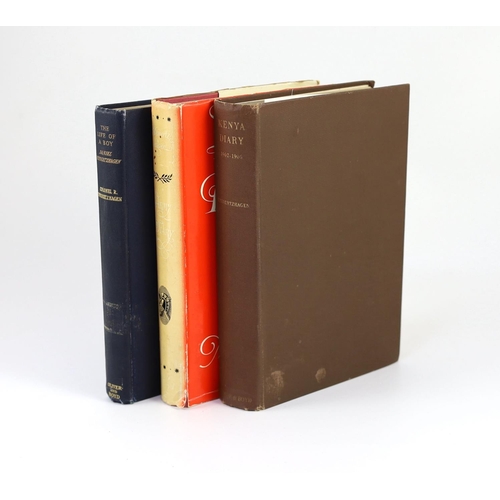 155 - ° ° Meinertzhagen, Colonel Richard. Kenya Diary 1902 – 1906. Edinburgh & London, 1957. Original clot... 