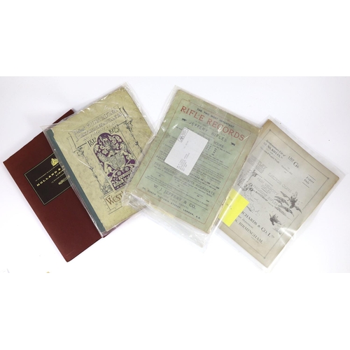 162 - ° ° [Trade Catalogues]. Westley Richards List G6 Supplementary List of Guns, Rifles, &c for Overseas... 