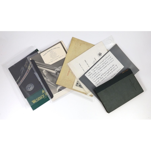 167 - ° ° Taylor, Leslie B. A Brief History of The Westley Richards Firm 1812-1913. Shakespeare Head Press... 