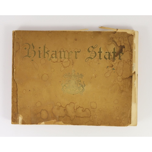 171 - ° ° Bikaner State. Oblong folio, Editions de Luxe, Paris, n.d. [c.1930]. 50 leaves of sepia photogra... 