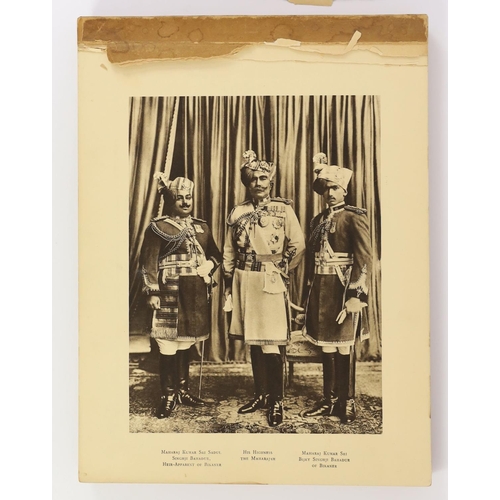 171 - ° ° Bikaner State. Oblong folio, Editions de Luxe, Paris, n.d. [c.1930]. 50 leaves of sepia photogra... 