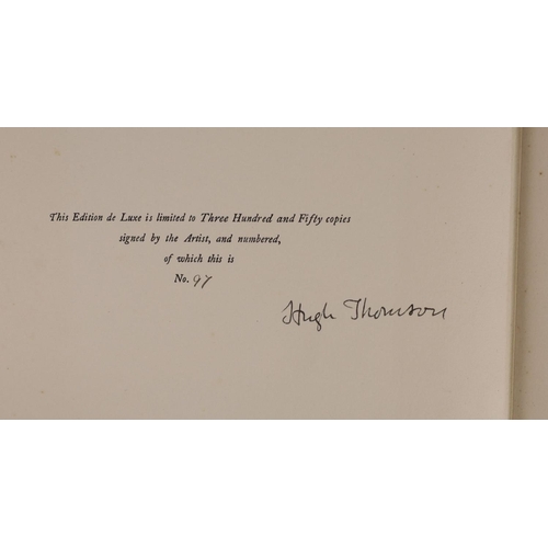 281 - ° ° Sheridan, Richard Brinsley - The School for Scandal,de luxe edition, one of 350, signed and  ill... 