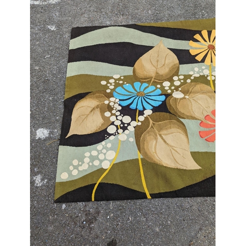 1077 - A modernist French tapestry, signed H. Gueyise, 240 x 106cm