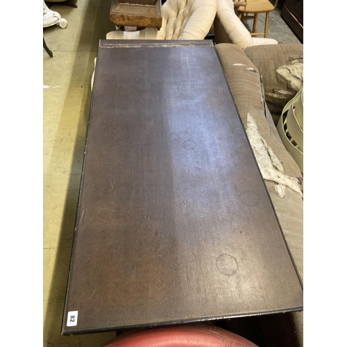 1106 - A 19th century gilt metal mounted ebonised rectangular centre table, width 140cm, depth 60cm, height... 
