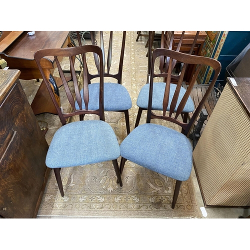 1067 - Niels Koefoed for Koefoed Hornslet.  A set of four Ingrid chairs, width 48cm, height 96cm... 