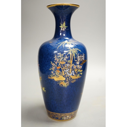 1346 - A Carlton ware Persian pattern vase - 26.5cm tall