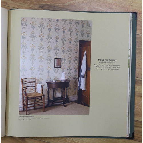 1615 - A contemporary William Morris & Co. archive wallpaper pattern book celebrating 150 years of Morris a... 