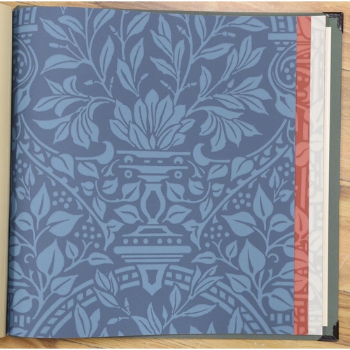 1615 - A contemporary William Morris & Co. archive wallpaper pattern book celebrating 150 years of Morris a... 