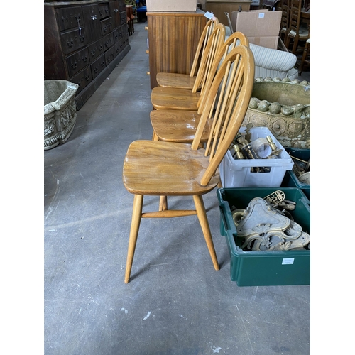 46 - A set of four 1950's Ercol chairs