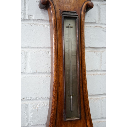 17 - A George III mahogany banded 8 day longcase clock marked JA Farnham, Lyme Regis, height 210cm... 