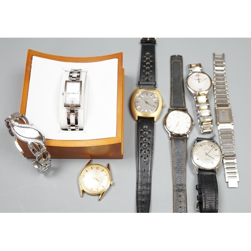 934 - A collection of lady's and gentleman's wrist watches including Raymond Weil, Seiko, Certina and Mond... 