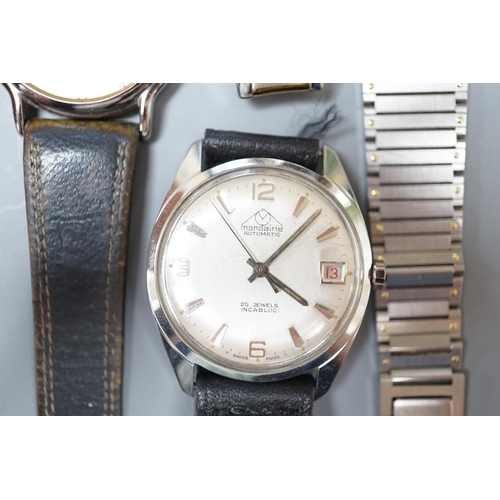 934 - A collection of lady's and gentleman's wrist watches including Raymond Weil, Seiko, Certina and Mond... 