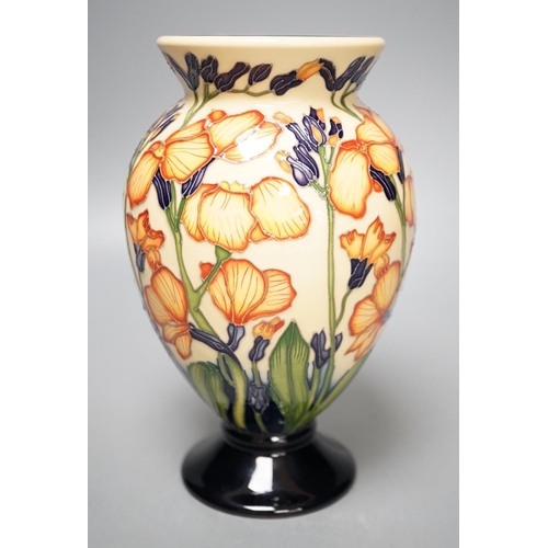 1432 - A rare Moorcroft 'gillies' vase by Paul Hilditch, limited edition 42/60, 2015,17. cms high.... 