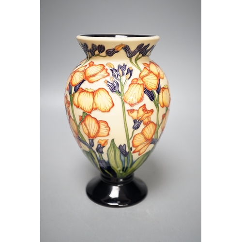 1432 - A rare Moorcroft 'gillies' vase by Paul Hilditch, limited edition 42/60, 2015,17. cms high.... 