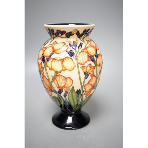 1432 - A rare Moorcroft 'gillies' vase by Paul Hilditch, limited edition 42/60, 2015,17. cms high.... 