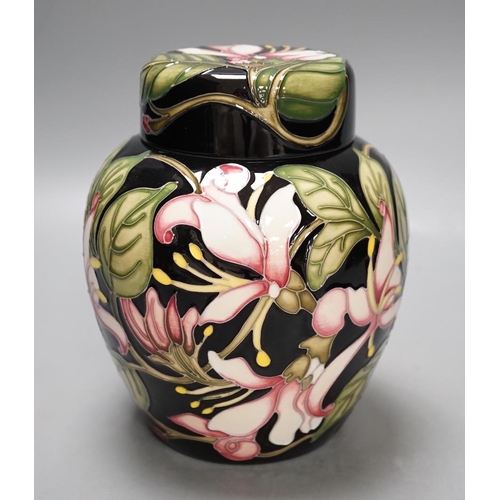 1439 - A Moorcroft 'Karzai honeysuckle' jar and cover, by Kerry Goodwin, numbered edition 769/6, 2012, boxe... 