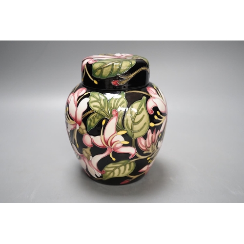 1439 - A Moorcroft 'Karzai honeysuckle' jar and cover, by Kerry Goodwin, numbered edition 769/6, 2012, boxe... 