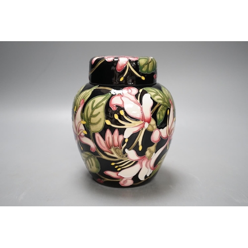 1439 - A Moorcroft 'Karzai honeysuckle' jar and cover, by Kerry Goodwin, numbered edition 769/6, 2012, boxe... 