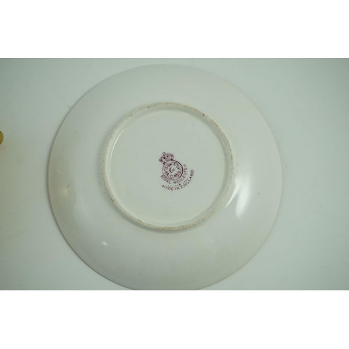 121 - A Royal Worcester fruit painted tea cup and saucer, date code for 1925/6, the interior of the cup pa... 