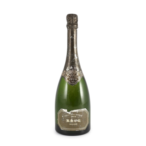 15 - A bottle of Krug 1979 vintage champagne, 32cm high