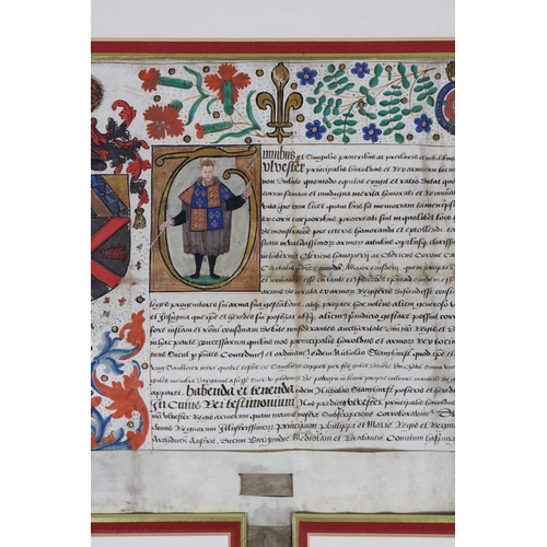 4 - A Grant of Arms to Nicholas Stanyhurst of Dublin; 1 August 1554 Grant by Bartholomew Butler otherwis... 