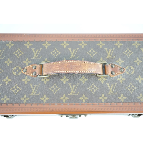 47 - A Louis Vuitton train case, no.873750 Width 41cm. Depth 18cm. Height 24cm.