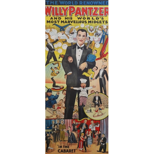 6 - Rolf Kemp. A Moody Brothers limited advertising poster for Willy Pantzer and his World's Most Marvel... 