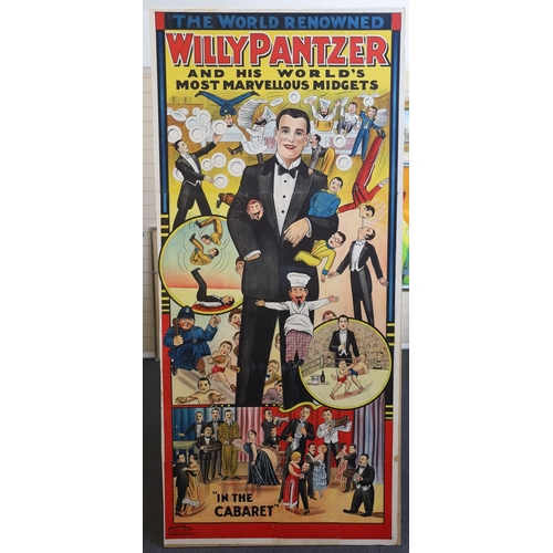 6 - Rolf Kemp. A Moody Brothers limited advertising poster for Willy Pantzer and his World's Most Marvel... 