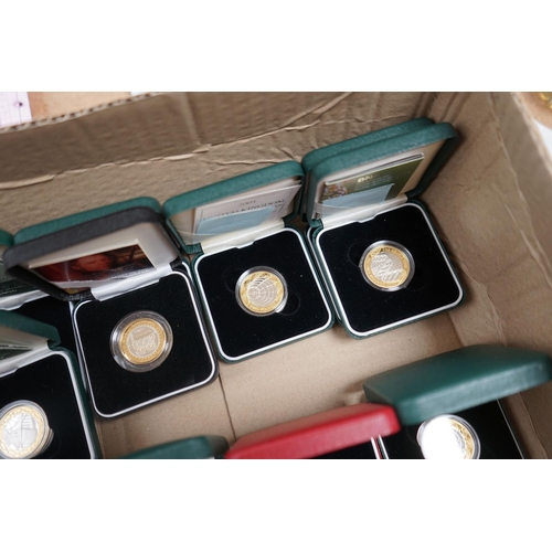 1485 - Seventeen cased Royal Mint proof silver £2 coins for 1994, 1996, 1997, 2000, 2 x 2001, 2 x 2003, 2 x... 