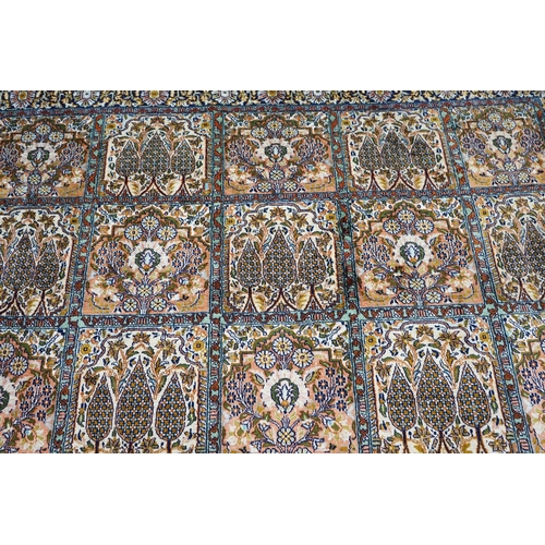 1192 - A Persian design silk rug, 190 x 130cm