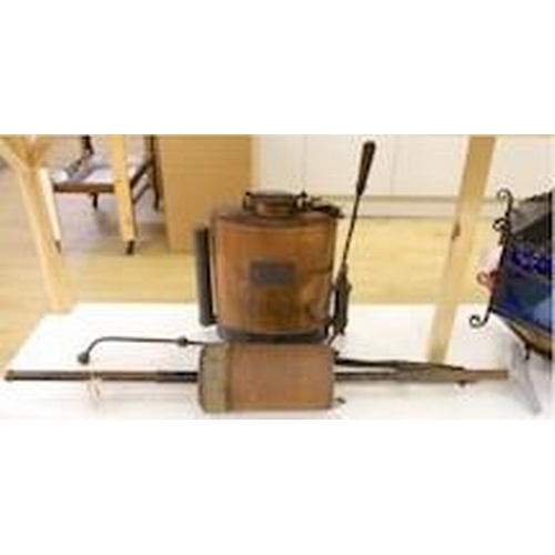 1372 - Vintage copper apple sprayer and a Star Vacuum Cleaner