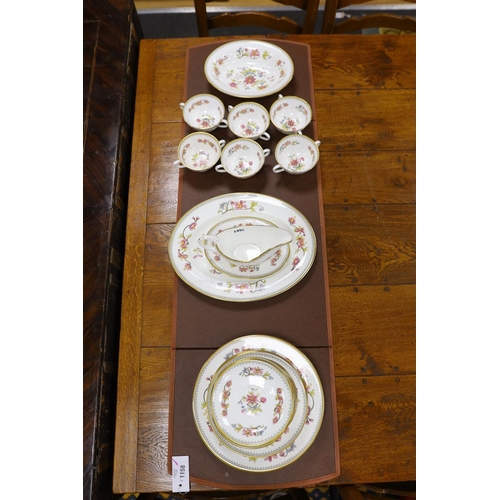 1447 - A Coalport Persian Flower part dinner service