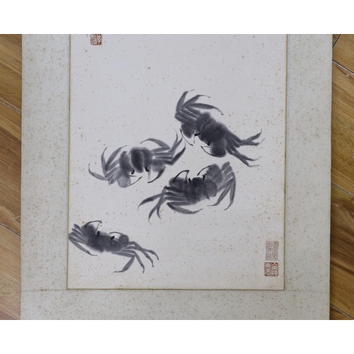 382 - A Chinese scroll painting etc.