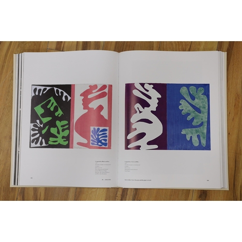 383 - Henri Matisse, two books, Cut-outs Drawing with scissors and Jazz, together in sleeve