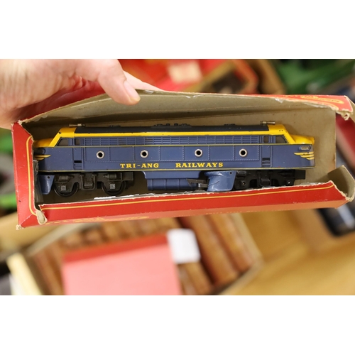 398 - A group of Hornby Dublo and other trains etc.