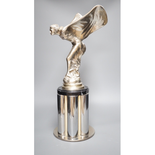 453 - A large Spirit of Ecstasy centrepiece, 56cm