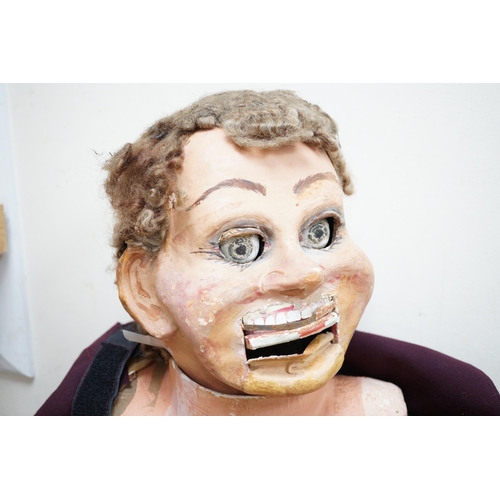 472 - A papier mache ventriloquist's dummy