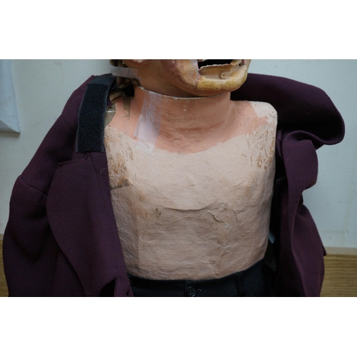 472 - A papier mache ventriloquist's dummy