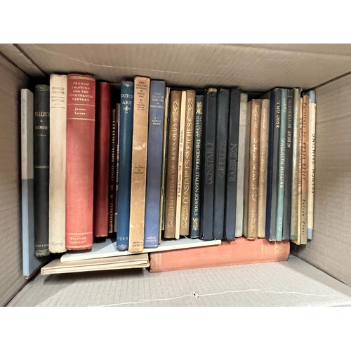 67 - ° ° Five boxes of assorted fine art reference books