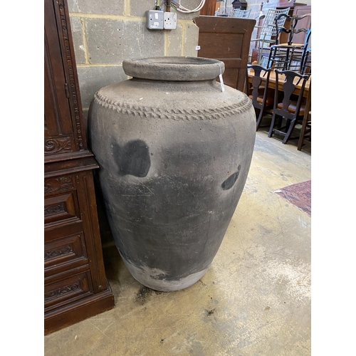 1137 - A large Greek style oil jar, height 123cm