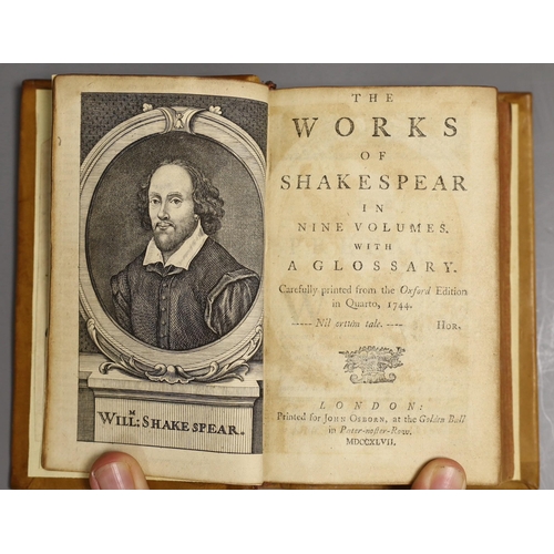 1316 - ° ° Shakespeare, William, 9 works, 1748