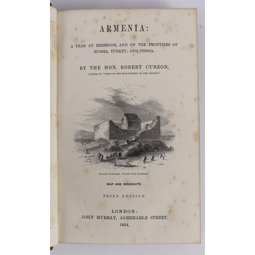 1334 - ° ° European Travel - Baxter, William Henry - Impressions of Central and Southern Europe, 8vo, calf,... 