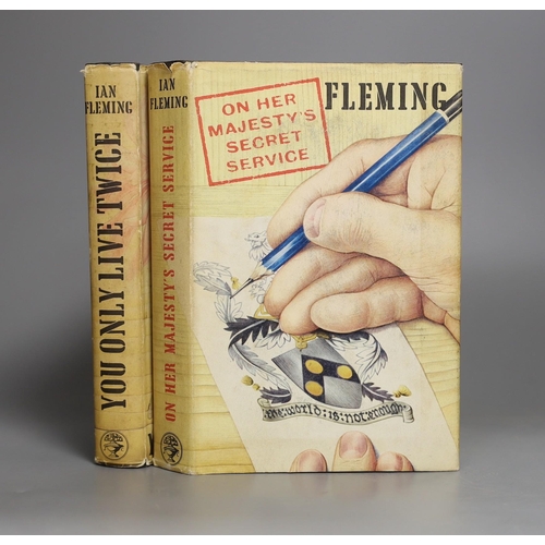 1338 - ° ° Fleming, Ian - You Only Live Twice, 1st edition, 8vo, cloth in unclipped d/j, Jonathan Cape, Lon... 