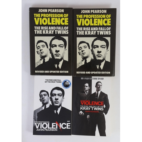 1343 - ° ° Pearson, John - The Profession of Violence: the rise and fall of the Kray Twins. First Edition. ... 