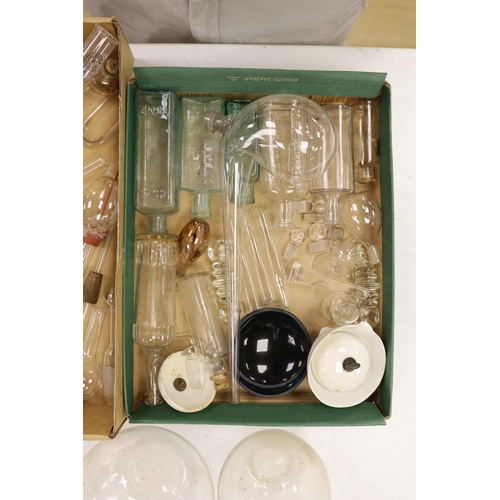 1362 - A pre-war chemistry set including stirring sticks, pipettes, tubes and bottles