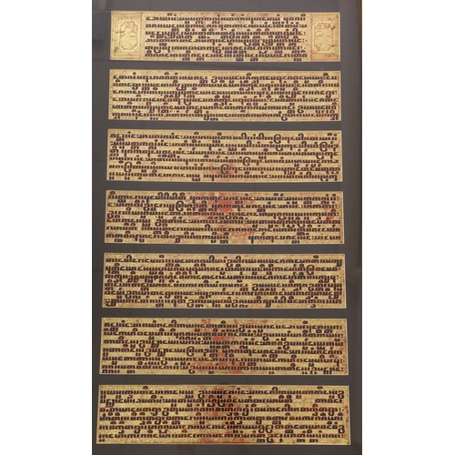 1372 - Three framed Buddhist mantras