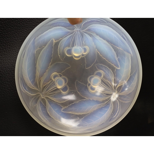 1401 - G. Vallon, a frosted glass bowl, 24cm diameter