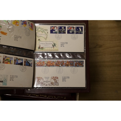 1492 - Ten albums of First Day Covers