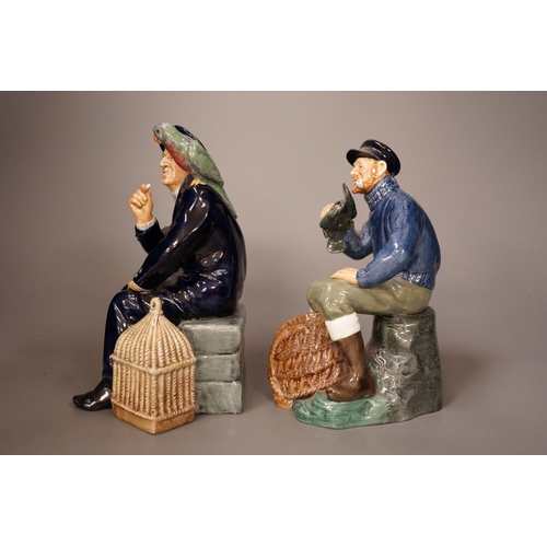 1344 - Two Doulton figures - The Lobster Man HN 2317 and Shore Leave HN 2254