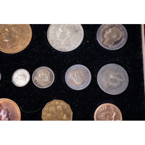 1880 - A 1937 specimen coin set in original leather case